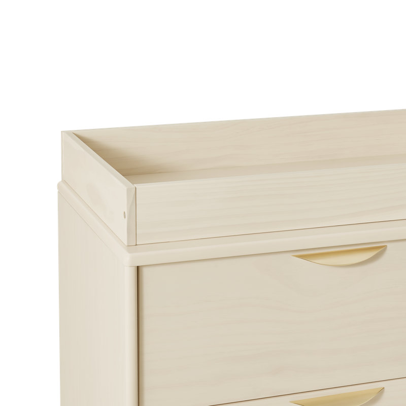 Little Seeds Double Topper, Whitewash Natural