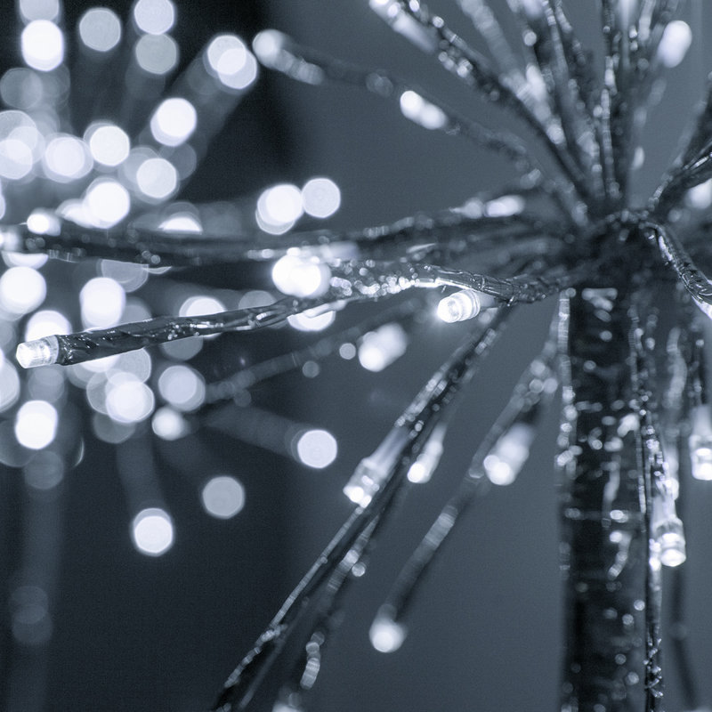 40" H Starburst LED Lighted Trees and Branches, Cool White