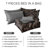 7-Piece Stripe Geometric Comforter Set, Soft Microfiber All-Season Complete Bedding Set-122815457-122815463
