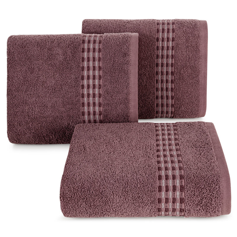 Hollymay Midweight Jacquard Hand Towel, Purple