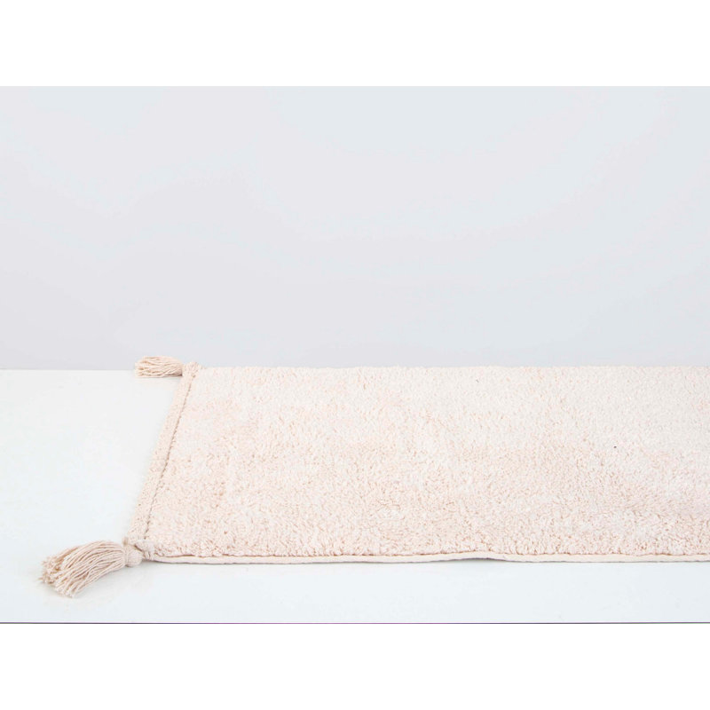 Tapis pour salle de bain Meaghan, Rose
