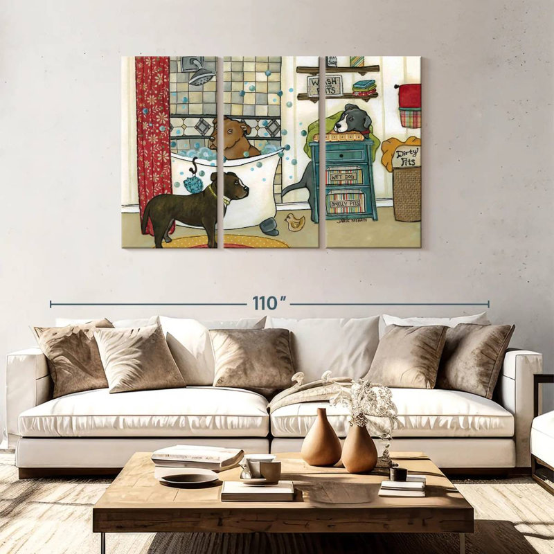 Brampt Wash Your Pits, 48" H x 74" W