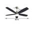 Ventilateur de plafond standard à DEL à 5 pales de 52 po avec télécommande et ensemble d'éclairage inclus Ceaira