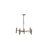 Caitlin-Jo 12 - Light Dimmable Sputnik Modern Linear Chandelier