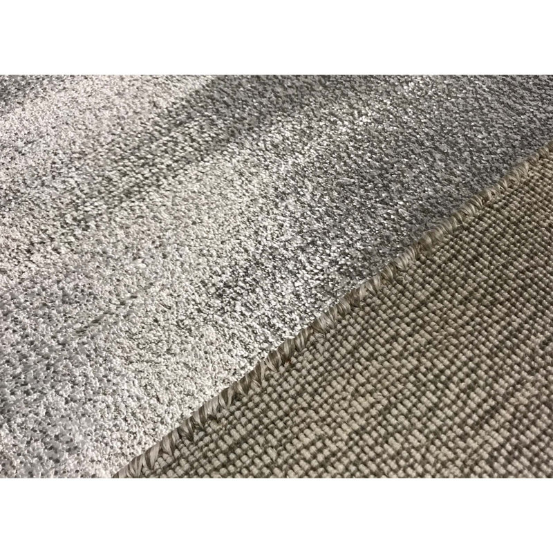 Wool Area Rug in Dark Gray