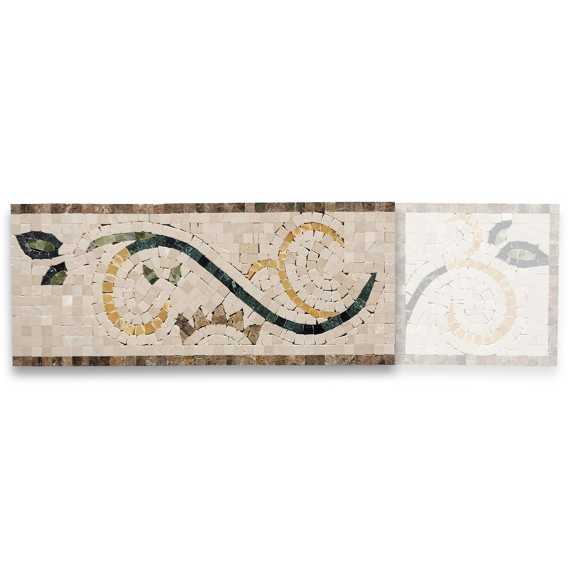 Emerald 6.3" x 15" Marble Mosaic Wall & Floor Tile
