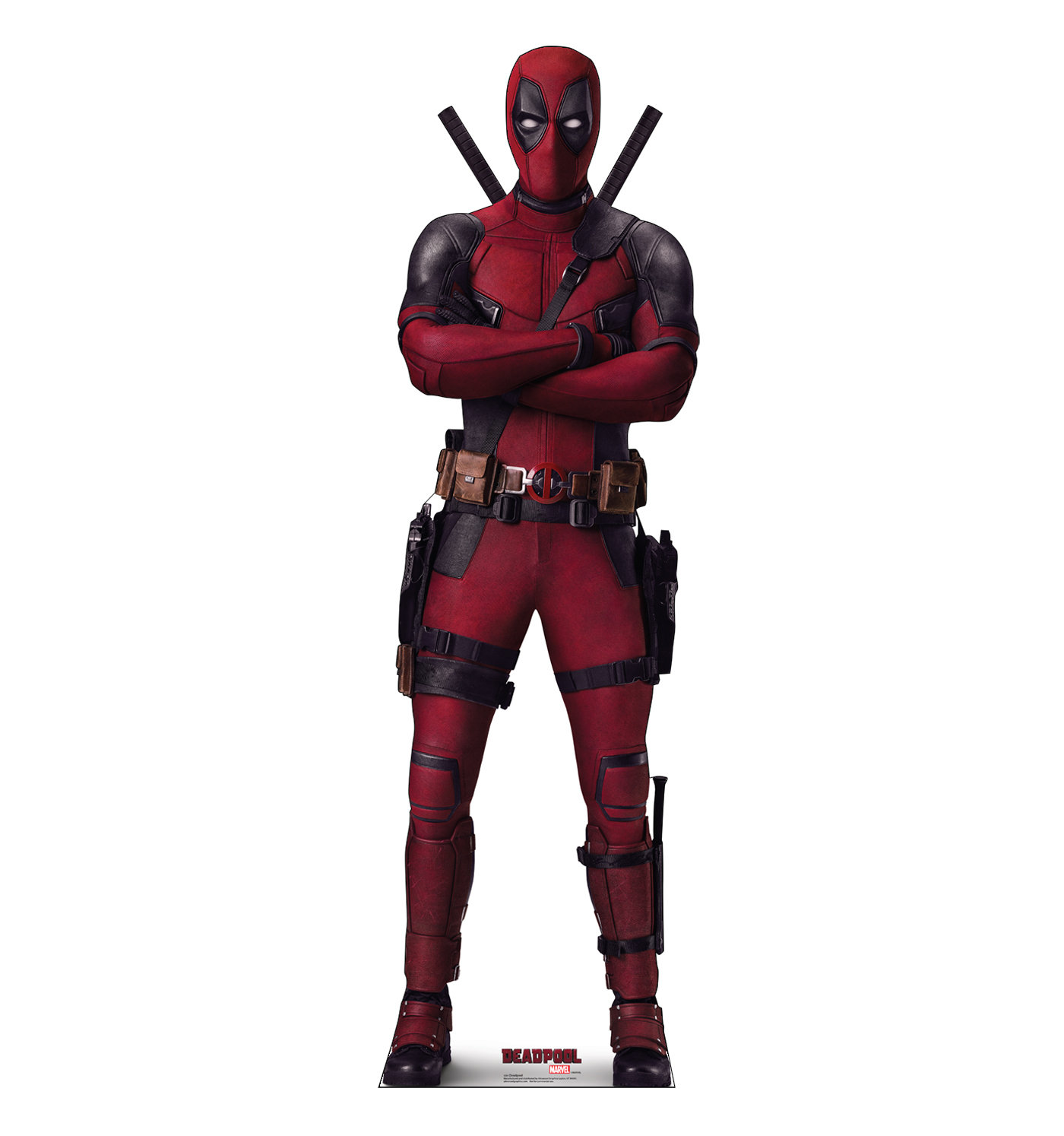 Advanced Graphics 5306 18 x 73 in. Deadpool Laying Down Life-Size Cardboard Cutout