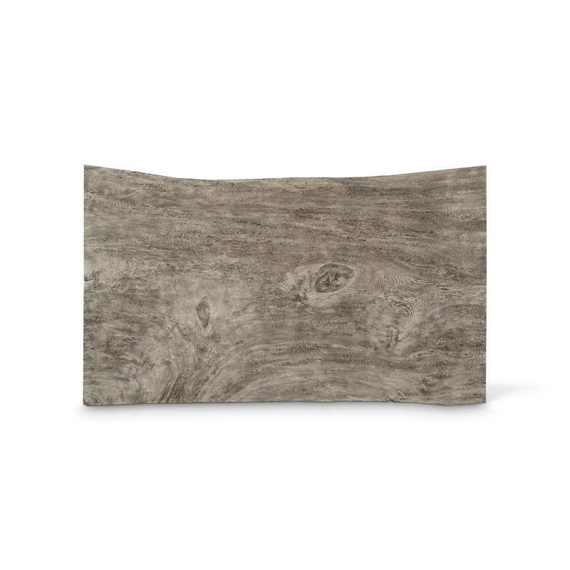 Austin Solid Wood Desk, Gray