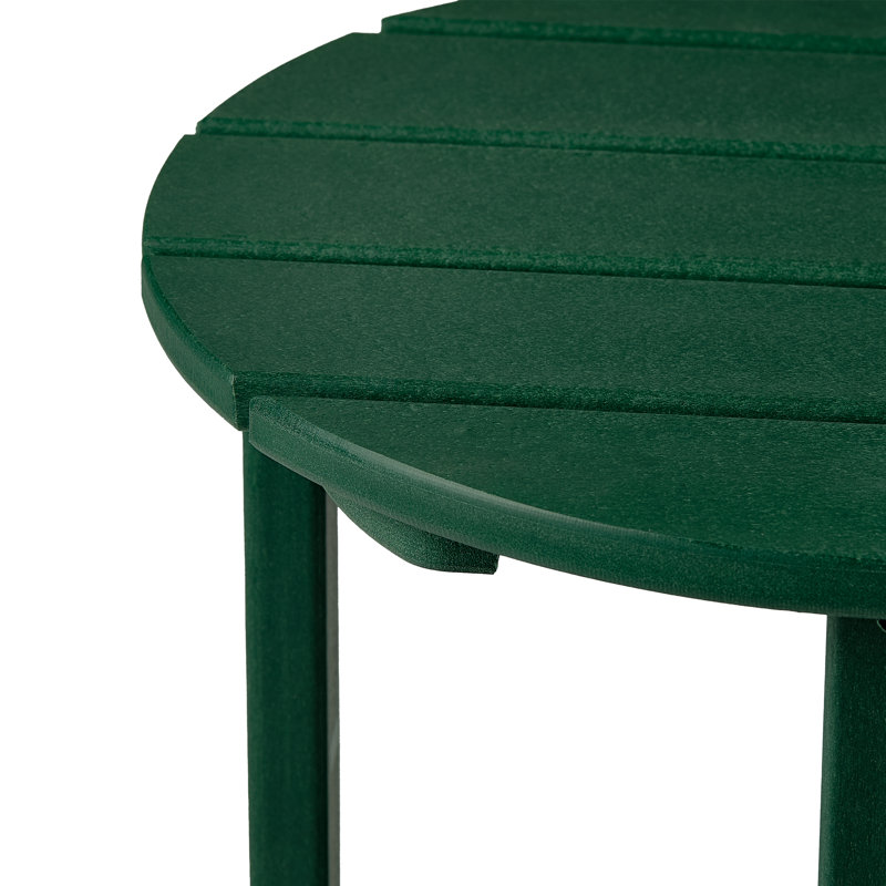 Table d'appoint d'extérieur Geoff Adirondack, Vert foncé