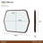 Houston Wall Accent Mirror - Walnut