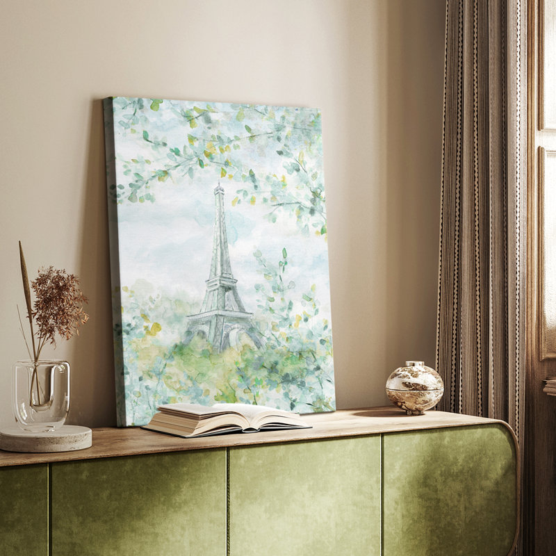 Paris au printemps - galerie Cavas, H 36 po x l 24 po
