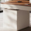 Bureau rectangulaire en bois massif brun noisette-1889806579-1889806589