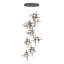 Tura 9-Light Glass Round Pendant-71881460-71881461-79318866