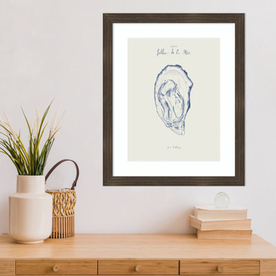 Filles de la mer no 1 Laostrica by Giulia Mora Wood Framed Wall Art Print