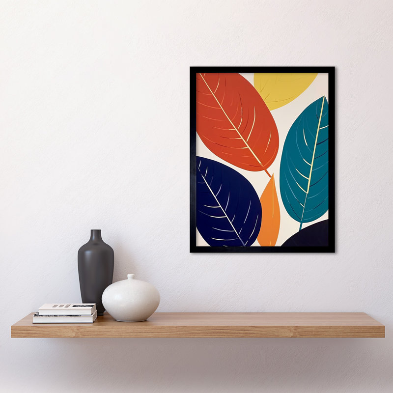 Azell Henri Matisse Style Leaves - Single Picture Frame Print