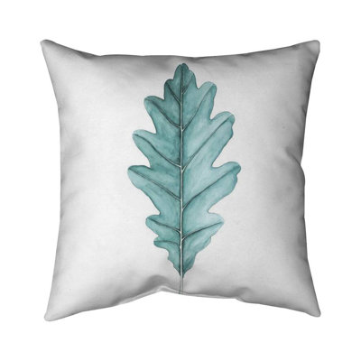 Oak Leaf Minimalist Botanical – Throw Pillow Cover Only, Double-Sided Print, Insert Not Included