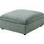 Repose-pieds contemporain en velours côtelé 1pc-889011567