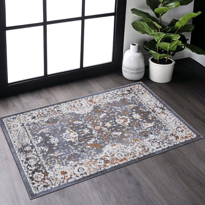 Tapis bleu non délesté 2X3, teint, qui correspond à la chambre à coucher, au salon, au bureau, au tapis 2X3, non délesté, décore la salle à manger,