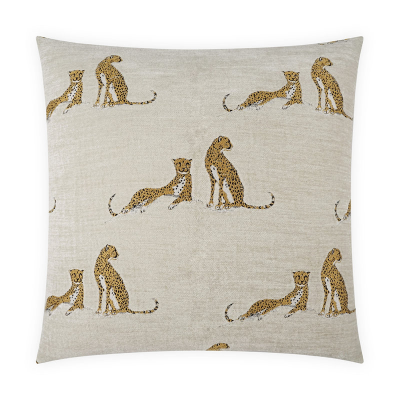Little Iris Square Pillow Cover & Insert, Aquamarine, Square 24"