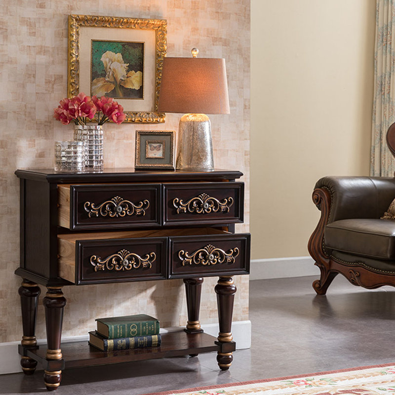 Commode d'appoint Siwar, Brun foncé
