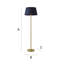 Bekbele 158 H cm Traditional Floor Lamp-40321373-40321374-40500031
