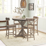 Eugley 4 - Person Pedestal Dining Set