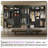 Adjustable Wooden Closet System Up to 96"W with Storage & Drawers-1899014641