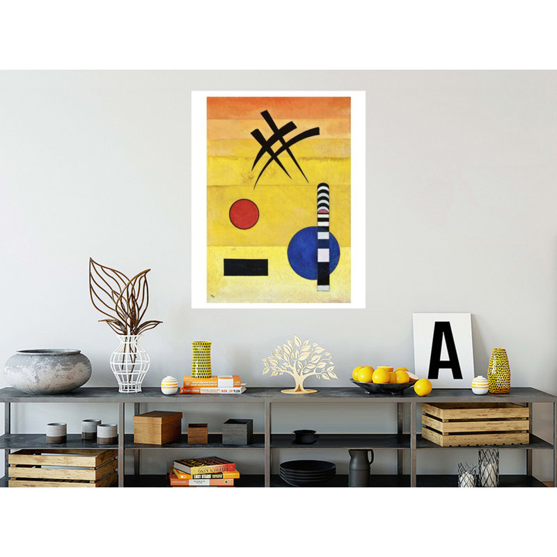 Signe par Vassily Kandinsky - Estampe numérique, H 40 po x l 32 po