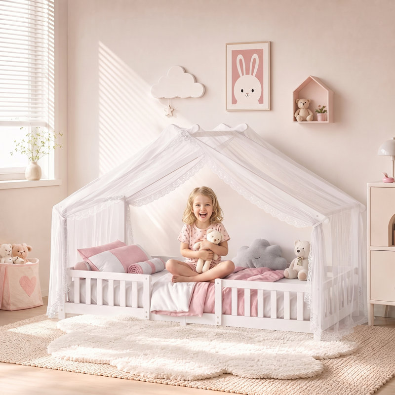 Kids Bed, White