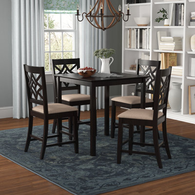 Annorah 4 - Person Four Leg Dining Set