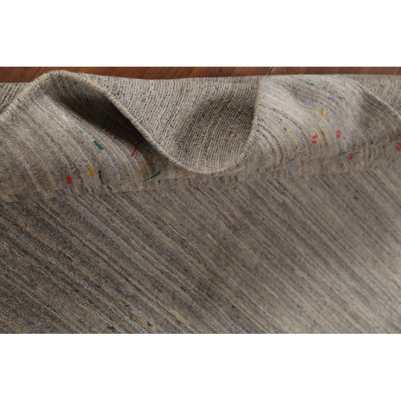 Tapis rayé fait à la main Gabbeh 8 x 8