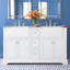 Ensemble de meuble-lavabo double 60 po Pardue-426896454