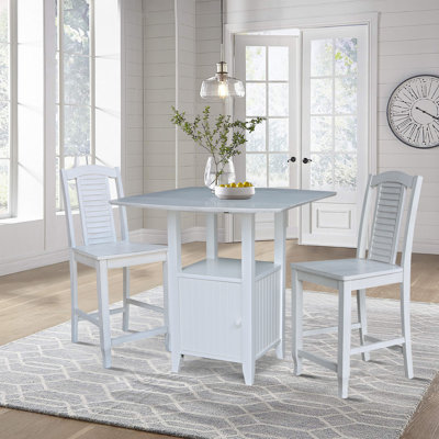 Dungonnell Calumet Counter Height Drop Leaf Solid Wood by Winston Porter