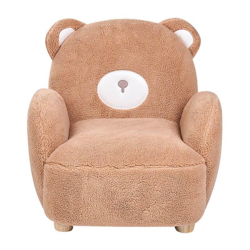 Domingue Upholstered Armchair, Brown