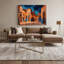 Art urbain sur toile, villes Casablanca, Maroc-2050897137