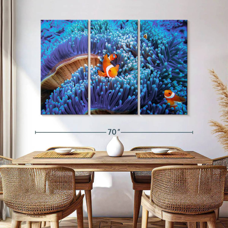 Anémone de mer Aletra Bali, H 42 po x l 65 po