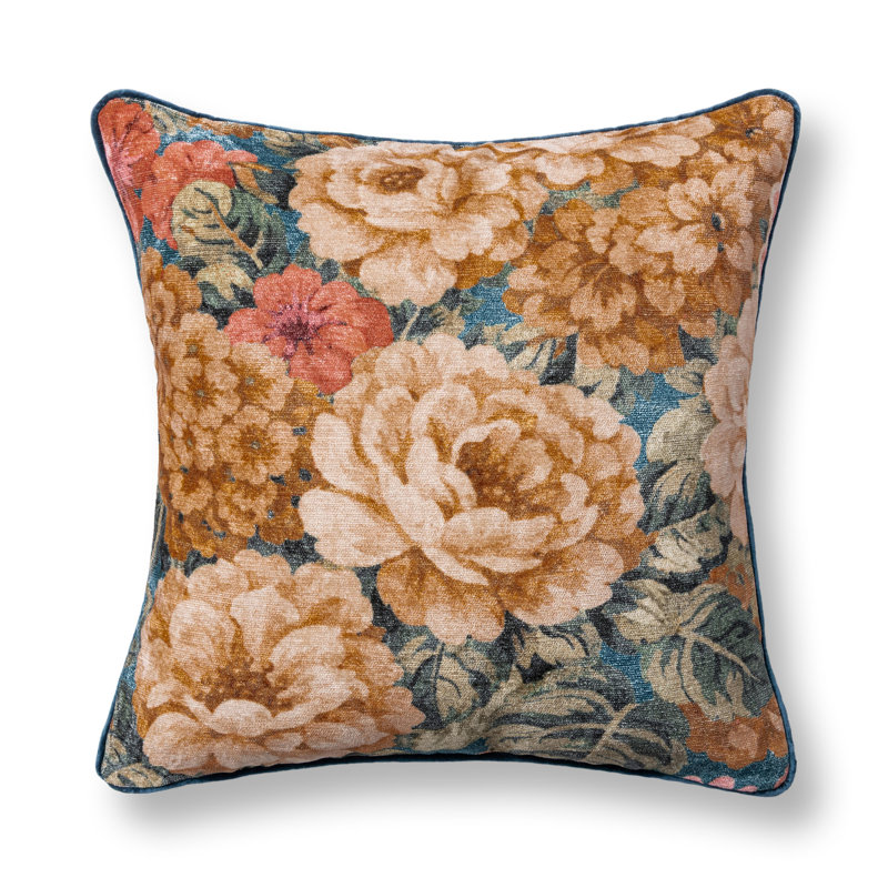 Coussin Kendall, Brown Floral