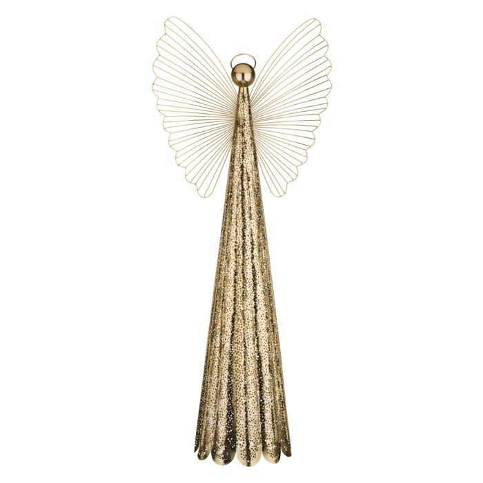 Décoration Contempo Angel, Doré, H 8,5 po x l 36,5 po x P 15,25 po