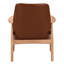 Fauteuil de style Mid-Century moderne en cuir Pu, soutenu par une structure en bois massif pour fauteuil de salon, en cuir et avec un dossier très confortable-902319082