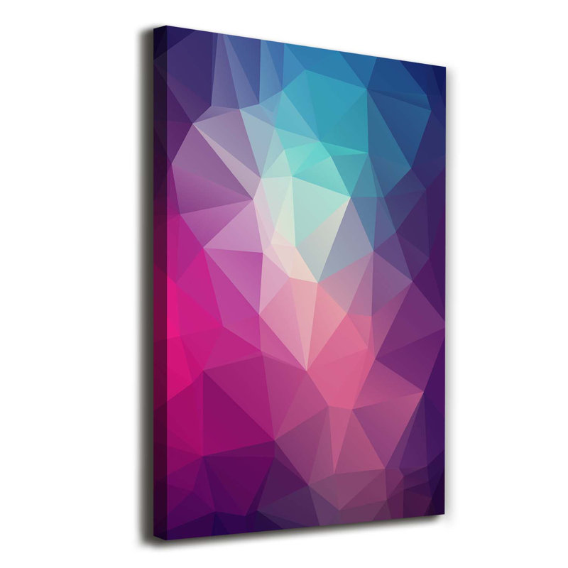 Abstraction Background - Wrapped Canvas Print