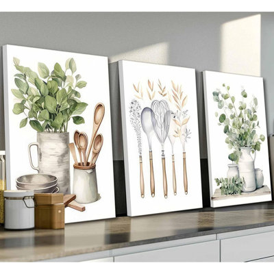 3 Piece Wrapped Canvas Print
