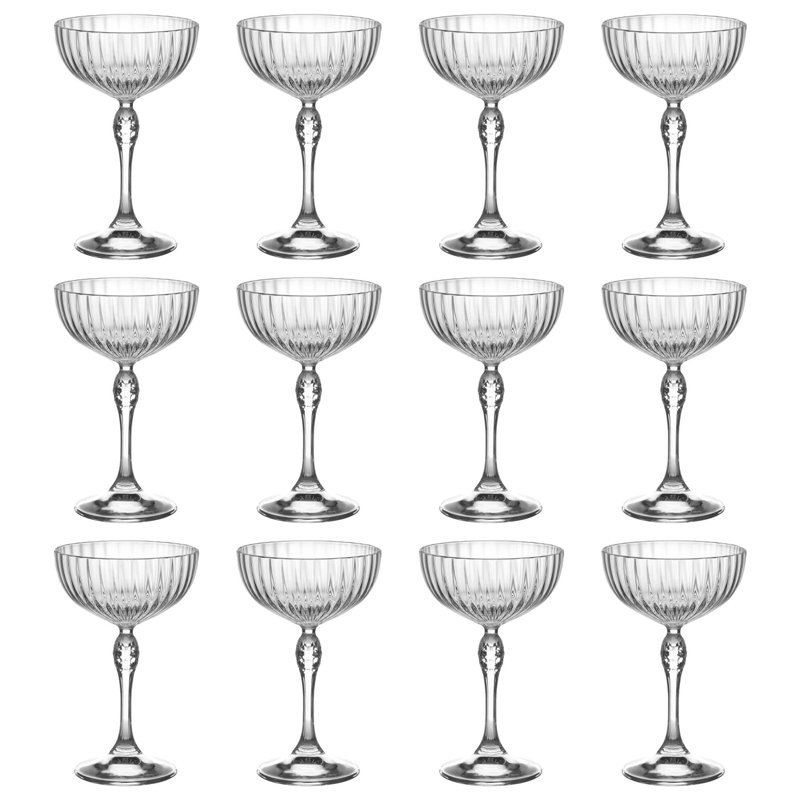America '20s Champagne Cocktail Saucers - 230ml, 12