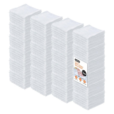 Lingettes nettoyantes 100% coton 12 po Superio Terry