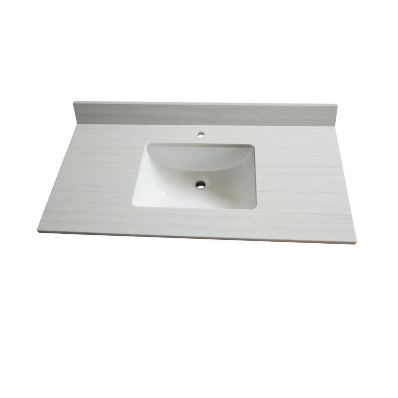 Plateau de meuble-lavabo simple 43 po