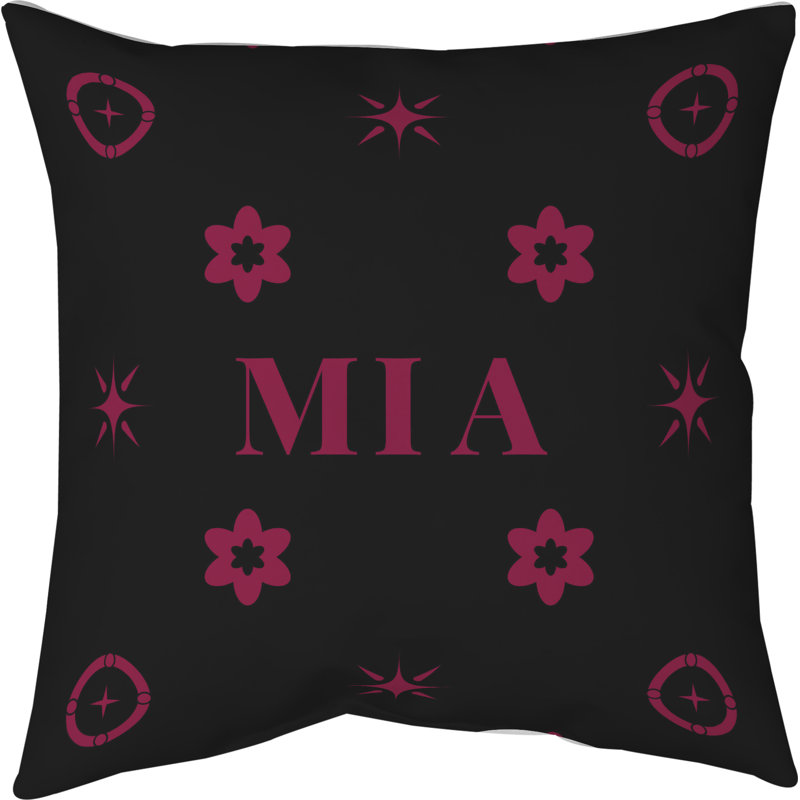 Coussin en coton sergé Miami