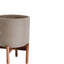 Valetta Speckled Planter with Stand -421702472-421702473