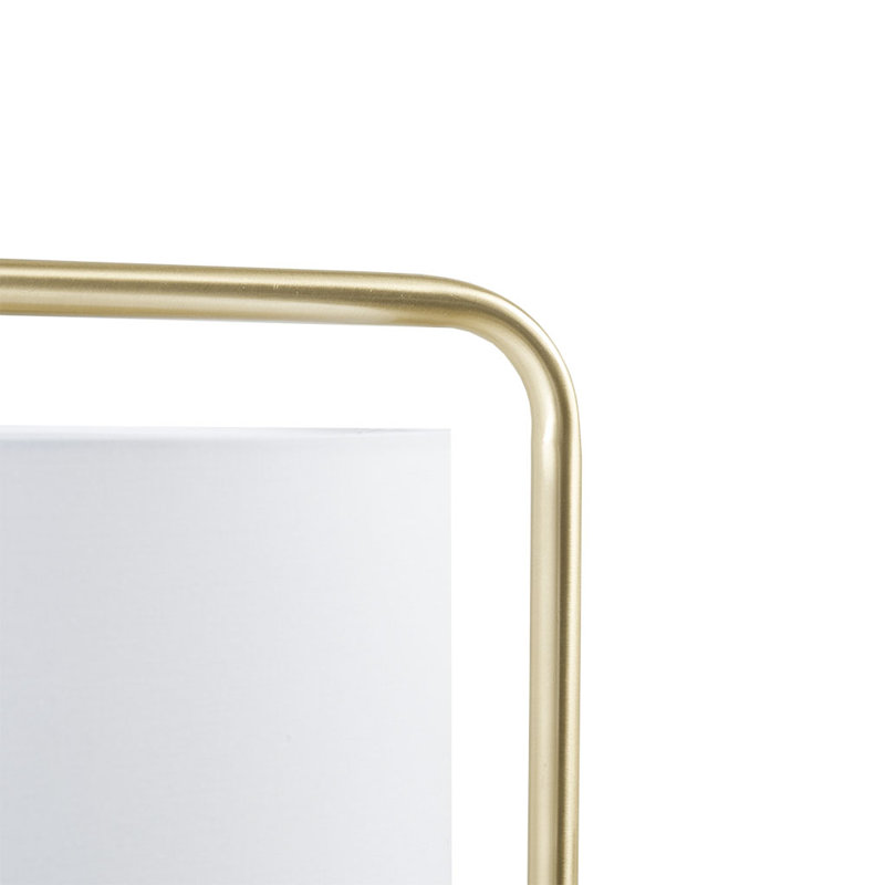 Lampe sur pied angulaire en métal