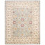 Antiquity Wool Oriental Area Rug in Gray Blue / Beige