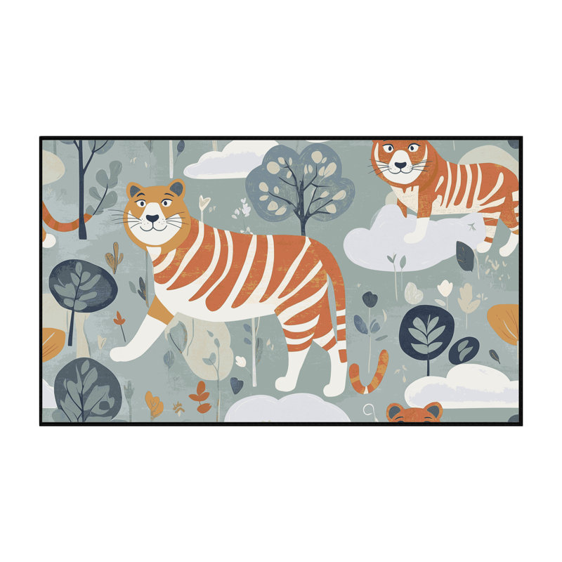 Tapis pour enfants East Urban Home, Rectangle 7 pi x 9 pi
