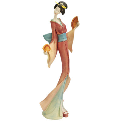 Japanese Maiko Geisha Statue